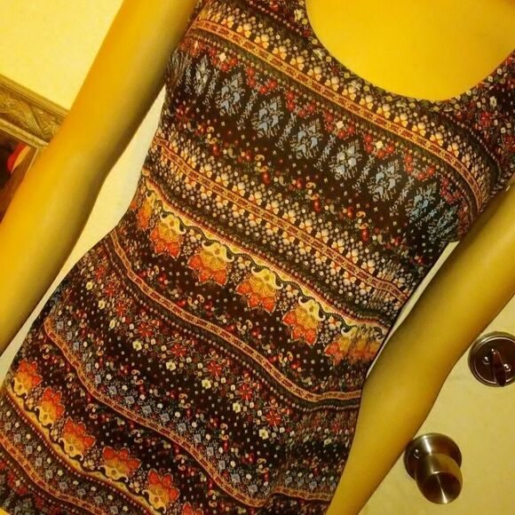 WET Seal sleeveless multicolored shirt, size XL - Picture 3 of 7